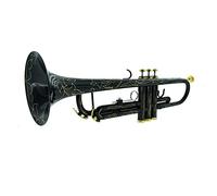 trompette débutant Professionnel BB Trompette Noir Nickel Plaqué Or Jaune Instruments BB Trumpete Trompette Laiton