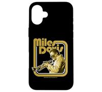 Trompette dorée rétro Miles Davis Coque pour iPhone 16 Plus