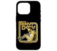 Trompette dorée rétro Miles Davis Coque pour iPhone 16 Pro