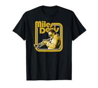 Trompette dorée rétro Miles Davis T-Shirt