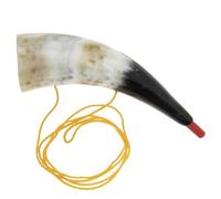 Trompette en corne - Jouet en corne portable pour enfants | Jouet en corne naturelle de klaxon portable en plein air, jouet d'instruments de taille compacte pour les amateurs de musique, A