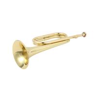 Trompette en laiton de qualité supérieure en bouton C avec une qualité sonore merveilleuse pour les amateurs de musique lors de groupes et de concerts en solo. Trompette en laiton dans le bouton C