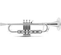 Trompette en Sib Plastique ABS 3 Piston Perinet Aluminium Housse Embout Argenté