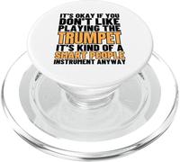 Trompette est pour Les Gens intelligents Trompette drôle PopSockets PopGrip pour MagSafe
