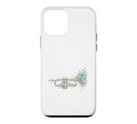 Trompette Fleurie Vintage Musique de Jazz Coque pour iPhone 12 Mini