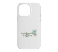 Trompette Fleurie Vintage Musique de Jazz Coque pour iPhone 14 Pro Max