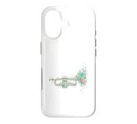 Trompette Fleurie Vintage Musique de Jazz Coque pour iPhone 17