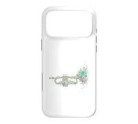 Trompette Fleurie Vintage Musique de Jazz Coque pour iPhone 17 Pro Max