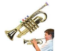 Trompette Jouet - ABS 17x8x35cm, Instrument de Musique pour , Jouable | Léger et Durable, Trompette Jouet Drôle pour Cadeaux d'anniversaire, Prix de Carnaval, Apprentissage de la Musique, Fête