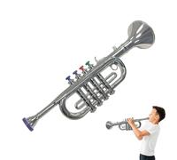 Trompette Jouet - ABS, 37x10x9cm, Jouet, Instrument De Musique | Trompette Éducative Pour, Modélisation De Simulation, Son 4 Tons, Musique Amusante Pour Anniversaire, Vacances, École,