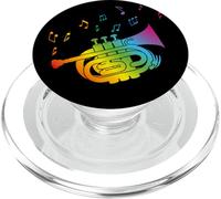 Trompette Poche Arc-en-Ciel Musiciens Gay Lesbienne LGBTQ+ PopSockets PopGrip pour MagSafe