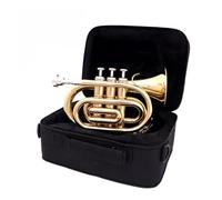 Trompette portable en si bémol mini cornet instrument de musique en laiton