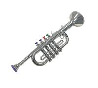 Trompette pour - ABS 37x10x9 cm | Cornes à tons, instruments à vent pour avec 4 touches colorées, trompettes pour jouets pour la première éducation avec son fort | Maison, Voyage