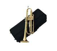 Trompette Pour Débutants Trompette Basse En Mi Bémol Laquée Or 3 Pistons Avec Boîte