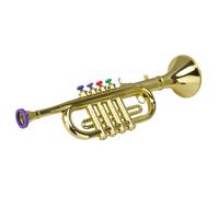 Trompette pour - Quatre Tons Jouet avec des clés colorées, Instrument de Musique pour | Traine du Rythme Amusant Présente des d'âge, Corne en Plastique léger 4 Coules Keys Éduc