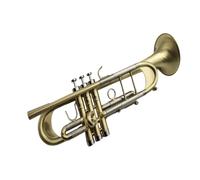 Trompette Professionnelle Instrument Trompette Accordable En Do À Si Instrument De Musique Professionnel En Laiton Plaqué Avec Étui