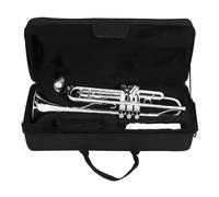 Trompette Professionnelle Instrument Trompette En Laiton En Si Bémol Plaquée Argent Pour Orchestre D'harmonie Débutant