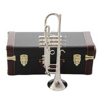 Trompette Professionnelle Instrument Trompette En Si Bémol Plaquée Argent Instrument De Musique Professionnel Avec Étui Pour Piano Accessoires
