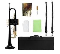 Trompette professionnelle Standard Trompette Band Horn Instruments de musique pour débutants avec étui de rangement pour étudiant Instrument étudiant en laiton pour débutant ou avancé
