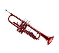 Trompette SIB Tune Laque Rouge Trompette Musicale en Laiton avec Embouchure pour Interprètes Professionnels Débutants Trompette Professionnelle