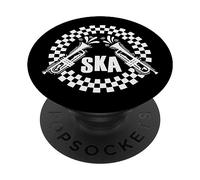Trompette Ska Old School Jazz Music Style PopSockets PopGrip Adhésif