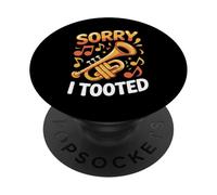 Trompette Sorry I Tooted PopSockets PopGrip Adhésif