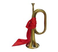 Trompette standard avec clairon soufflant en tissu rouge pour débutants spectacle performance