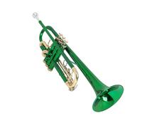 Trompette Verte en si bémol Instrument Professionnel pour débutant