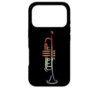 Trompette Vintage Dessin Jazz Music Coque pour iPhone 17 Pro