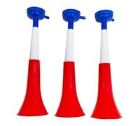 Trompettes Vuvuzela Deux corps Accessoire pour football et célébrations sportives Klaxon d'air bruyant pour l'animation Idéal pour le transport (3 produits, France)