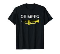 Trompettiste drôle Spit Happens T-Shirt