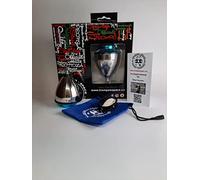 trompos space- Gerardo Montero et Javi de Maria Neptuno Roller boîte Universelle, 030461, Métallique-Bleu, Miscelanea