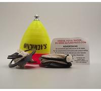 trompos space Gerardo Montero et Javi de Marie Saturne Jaune + Corde Cadeau, Couleur, Moyen (SACUER)