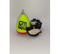 trompos space - Saturno XT Gerardo Montero et Javi de Maria Toupie, Couleur Jaune, Moyen (SXAMCUER)