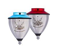 Trompos Space - Trompo Neptuno Rouleau 008000017. Toupie unique en acier inoxydable avec double roulement. Couvercle en plastique bleu ou rouge. Pour enfants.