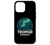Tromso Norvège Norvégienne Northern Lights Snow Retro Oslo 47 Coque pour iPhone 12 Pro Max