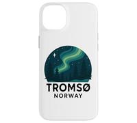 Tromso Norvège Norvégienne Northern Lights Snow Retro Oslo 47 Coque pour iPhone 14 Plus