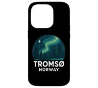 Tromso Norvège Norvégienne Northern Lights Snow Retro Oslo 47 Coque pour iPhone 14 Pro