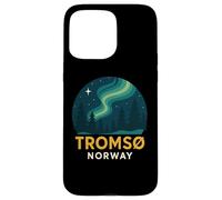 Tromso Norvège Norvégienne Northern Lights Snow Retro Oslo 47 Coque pour iPhone 15 Pro Max