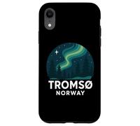 Tromso Norvège Norvégienne Northern Lights Snow Retro Oslo 47 Coque pour iPhone XR