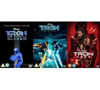 Tron 1-3 Movie Collection DVD - Tron The Original Classic DVD / Tron: Legacy DVD / Tron: Ares DVD - Tron 3 Film Collection DVD