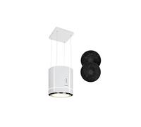 Klarstein Hotte îlot Tron Ambience 38 cm 521,4 m³/h Classe A Blanc