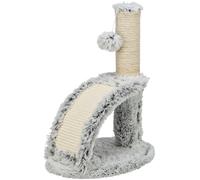 Tronc à griffer Junior Winnie avec Brosse, 43 cm, Blanc-Noir