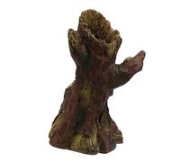 Tronc D'arbre Décoratif pour Aquarium, Bûche Creuse en Résine Marron | Effet Souche Réaliste, Cachette pour Poissons et Reptiles, Ornement de Bac