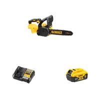Tronçonneuse 18V DCM565N-XJ + 1 batterie 18V 5 Ah + chargeur DCB1104-QW DEWALT