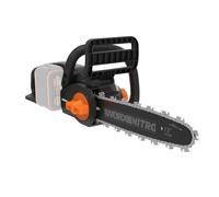 Tronçonneuse 20V WORX - WG350E.9 (guide 30 cm vitesse 10 m/s lubrification et tension automatiques sans batterie ni chargeur)