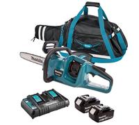 Tronçonneuse 36V LXT (2x5,0 Ah) avec chargeur et sac - MAKITA DUC353PT2X