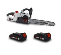 Tronçonneuse 40V (2x20V) X-Performer XPTRO40LI-2B - Double Sécurité - Graissage Auto + 2 Batteries 2 Ah