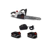 Tronçonneuse 40V (2x20V) X-Performer XPTRO40LI-2B - Double Sécurité - Graissage Auto + 2 Batteries 4 Ah - chargeur