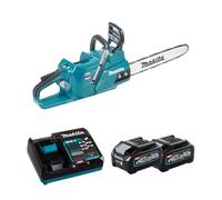 Tronçonneuse 40V 40cm UC012GZ01 + 2 batteries 40V 4 Ah + chargeur rapide DC40RA MAKITA